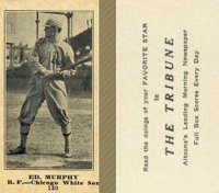 1916 Altoona Tribune #130 Ed. Murphy Baseball Card