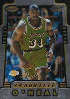 1996 Bowman's Best Honor Roll #HR7 Alonzo Mourning/Shaquille O'Neal Basketball Card