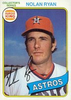 1980 Burger King Pitch, Hit & Run #9 Nolan Ryan Baseball Card