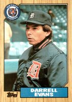 1987 Topps Tiffany #265 Darrell Evans Baseball Card