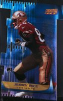 1999 Stadium Club 3x3 #T3C Jerry Rice Luminous Football Card