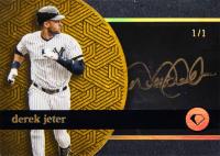 2024 Topps Diamond Icons Black Polychromatink #BPADJ Derek Jeter Gold-Gold Ink 1/1 Baseball Card