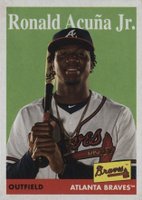 2019 Topps Archives #100 Ronald Acuna Jr. With Bat Baseball Card