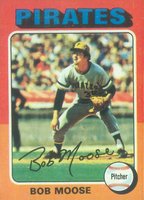 1975 Topps #536 Bob Moose Baseball Card
