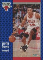 1991 Fleer #33 Scottie Pippen Basketball Card