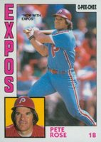1984 O-Pee-Chee #300 Pete Rose Baseball Card