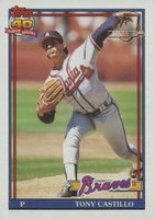 1991 Topps Desert Shield #353 Tony Castillo Baseball Card