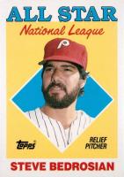 1988 Topps Tiffany #407 Steve Bedrosian Baseball Card