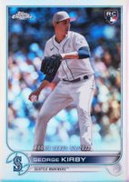 2022 Topps Chrome Update #USC101 George Kirby Refractor Baseball Card