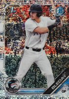 2019 Bowman Draft #BDC150 J.J. Bleday Chrome-Batting-Sparkle Refractor Baseball Card