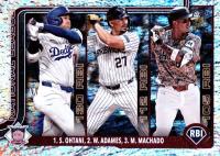 2025 Topps #86 Manny Machado/Shohei Ohtani/Willy Adames Holo Foil Baseball Card