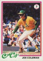 1978 Topps #554 Joe Coleman Baseball Card