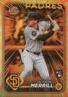 2024 Topps Chrome Radiating Rookies #RR20 Jackson Merrill Baseball Card
