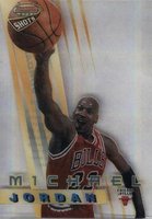 1996 Bowman's Best Shots  #BS6 Michael Jordan Atomic Refractor Basketball Card