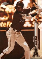 2020 Topps Chrome #21 Shohei Ohtani Sepia Refractor Baseball Card