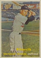 1957 Topps #311 Al Pilarcik Baseball Card