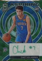 2022 Panini Spectra Aspiring Autographs #AACHG Chet Holmgren Green Basketball Card
