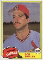 1981 Topps #829 Bob Shirley Traded Baseball Card