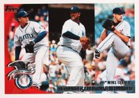 2010 Topps #171 C.C.Sabatha/Felix Hernandez/Justin Verlander Baseball Card