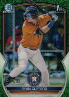 2023 Bowman Chrome Prospects #BCP10 Ryan Clifford Green Grass Refractor Baseball Card