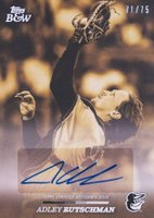 2024 Topps Black and White #19A Adley Rutschman Autograph-Yellow Baseball Card