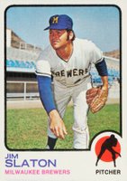 1973 Topps #628 Jim Slaton Baseball Card