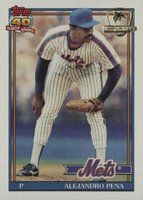 1991 Topps Desert Shield #544 Alejandro Pena Baseball Card
