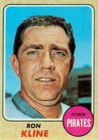 1968 Topps #446 Ron Kline Baseball Card