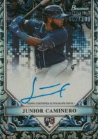 2024 Bowman Sterling Rookies Autographs #RAJC Junior Caminero Sterling Silver Refractor Baseball Card