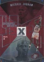 1997 SPx Hardcourt Holoviews #HH1 Michael Jordan Basketball Card
