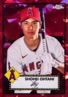 2021 Topps Chrome Platinum Anniversary #192 Shohei Ohtani Red Atomic Refractor Baseball Card