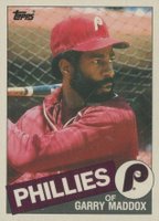 1985 Topps Mini #235 Garry Maddox Baseball Card