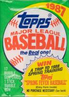 1987 Topps #WP Wax Pack Baseball Card
