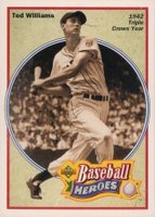 1992 Upper Deck Heroes Ted Williams #30 Ted Williams 1942-Triple Crown Year Baseball Card