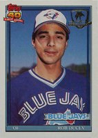 1991 Topps Desert Shield #101 Rob Ducey Baseball Card