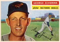 1956 Topps #276 George Zuverink Baseball Card