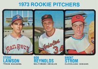 1973 Topps #612 Rookie Pitchers Baseball Card