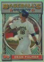 1993 Finest #159 Dean Palmer Refractor Baseball Card
