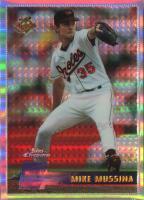 1996 Topps Chrome #23 Mike Mussina Refractor Baseball Card