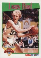1991 Hoops #319 Larry Bird Basketball Card