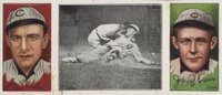 1912 Hassan Triple Folders # Evers Makes a Safe Slide Archer/Evers Baseball Card