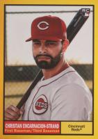 2024 Topps Archives #47 Christian Encarnacion-Strand Yellow Foilboard Baseball Card