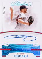 2022 Panini Flawless Supplied #FACS Chris Sale 2021 Flawless Autograph-Platinum 1/1 Baseball Card