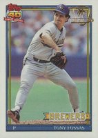 1991 Topps Desert Shield #747 Tony Fossas Baseball Card