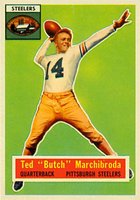 1956 Topps #51 Ted Marchibroda Football Card