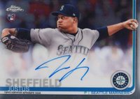 2019 Topps Chrome Rookie Autographs #RA-JSH Justus Sheffield Baseball Card