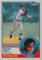 1983 Topps #565 Bucky Dent Baseball Card