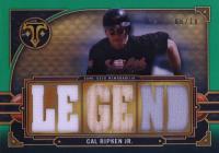 2022 Topps Triple Threads Relics Legends #RLCR Cal Ripken Jr. Emerald Baseball Card