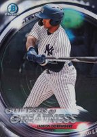 2020 Bowman Draft Glimpses of Greatness #GOGJD Jasson Dominguez Baseball Card