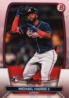 2023 Bowman #76 Michael Harris II Pink Baseball Card